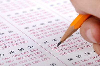 Pencil on test Pencil on test