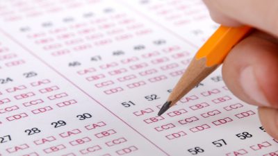 Pencil on test Pencil on test